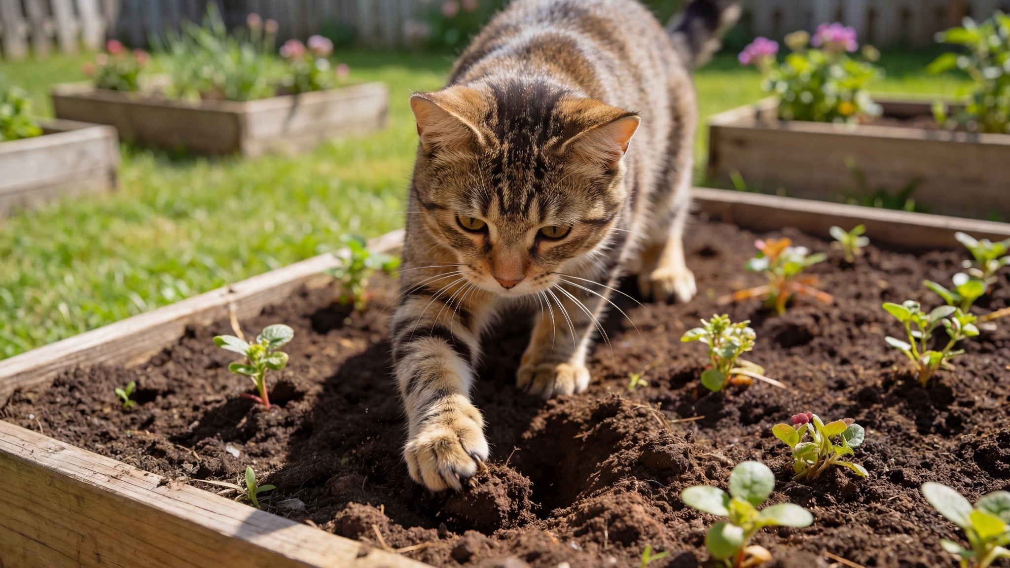 How to stop cats pooping in your garden