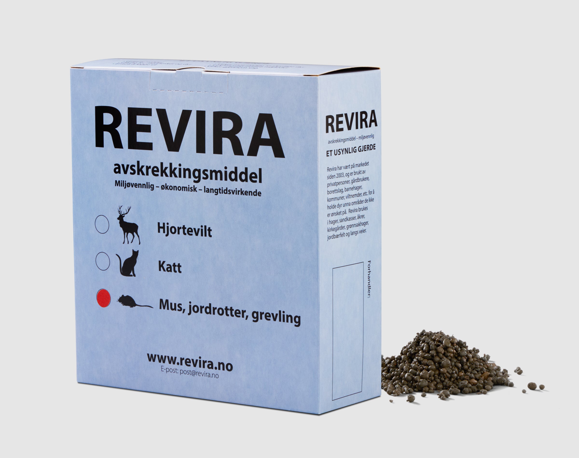 Avskrekkingsmiddel mot mus, jordrotter og grevling – naturlig og miljøvennlig