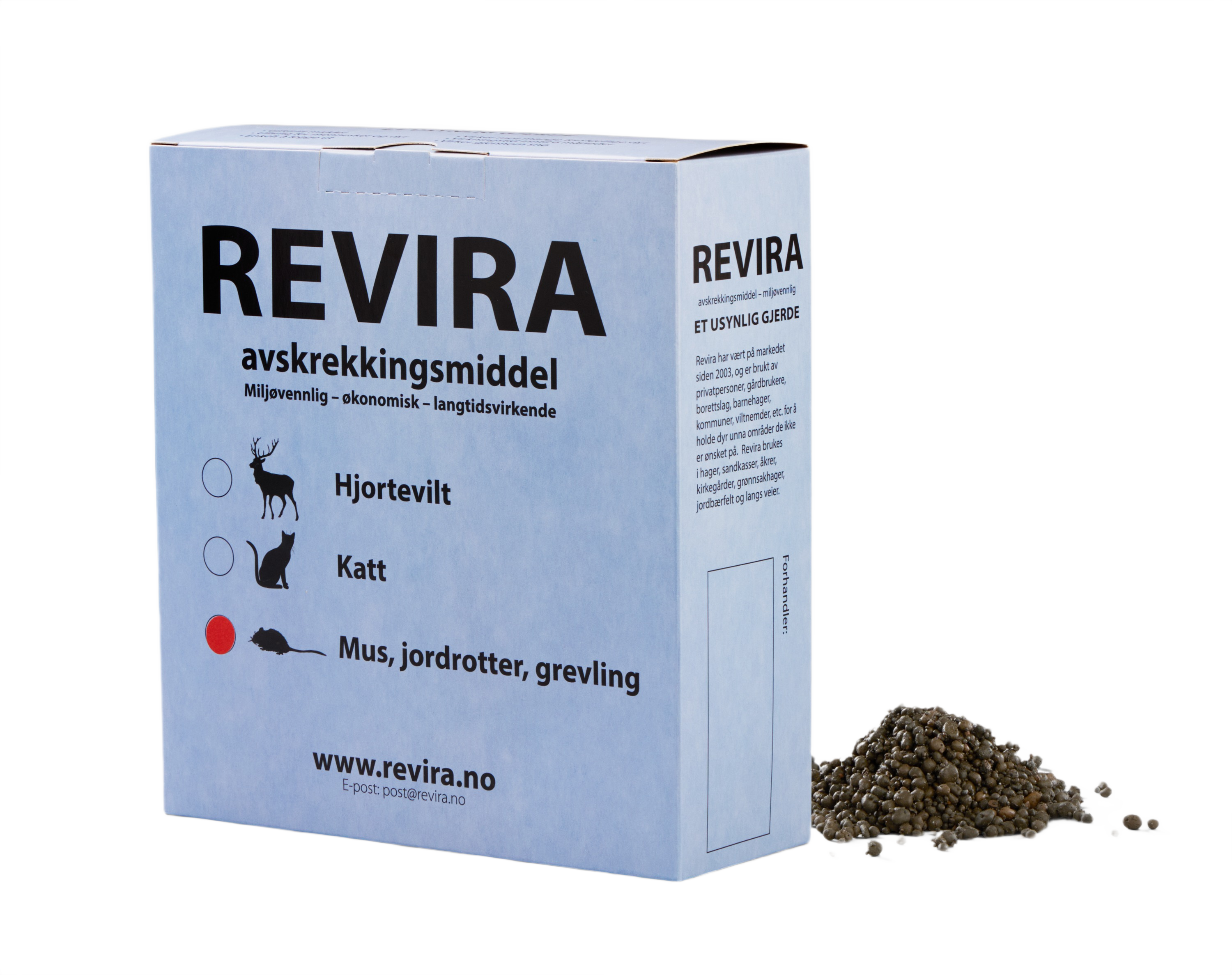 Mice, rodent & badger deterrent for gardens - natural & non-toxic