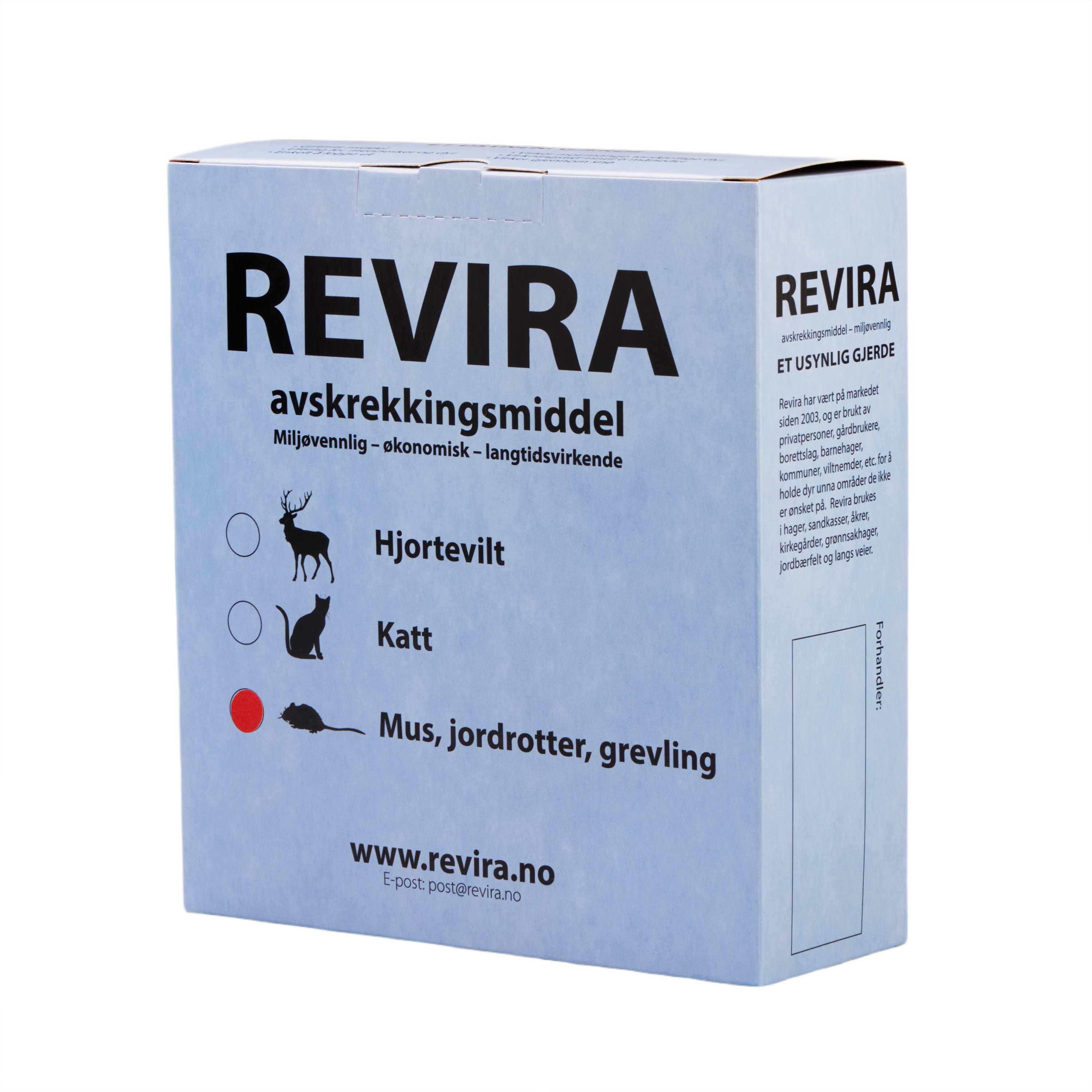 Mice, rodent & badger deterrent for gardens - natural & non-toxic