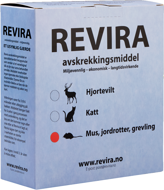 Avskrekkingsmiddel for mus og jordrotter i hagen – giftfri og miljøvennlig [NOR]